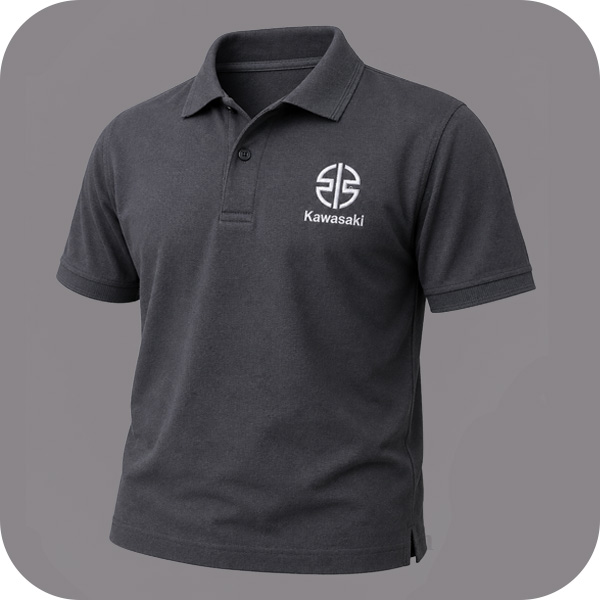 Seragam kerja lapangan dengan jenis polo shirt bahan pique
