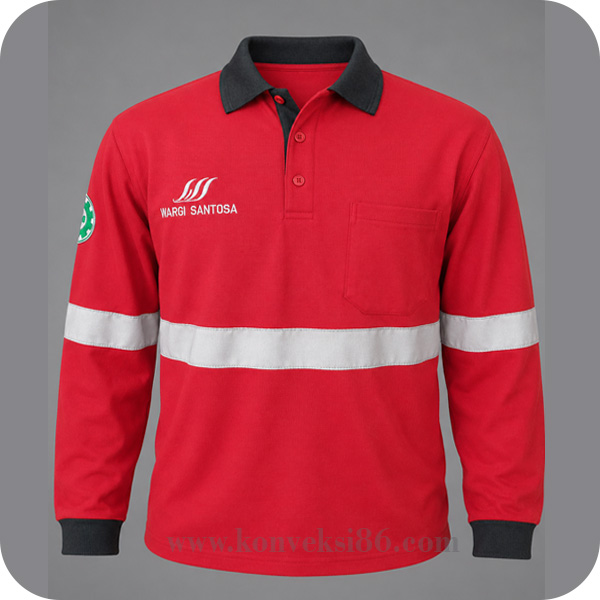 seragam polo shirt untuk kerja lapangan
